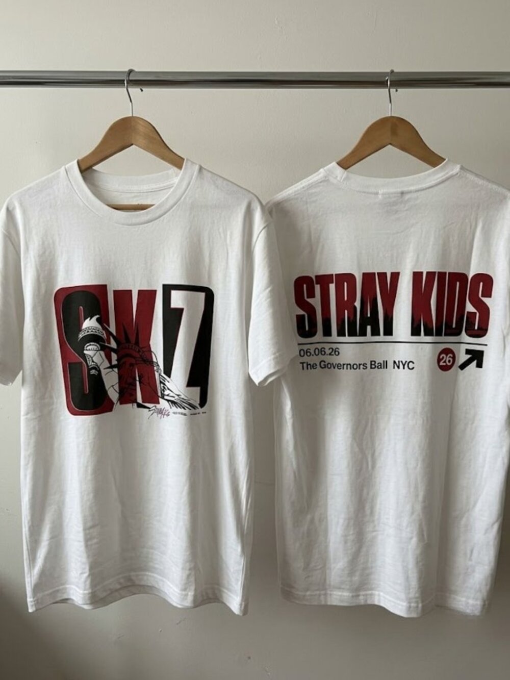 Stray Kids The Governors Ball NYC 2026 T-Shirt Reprint